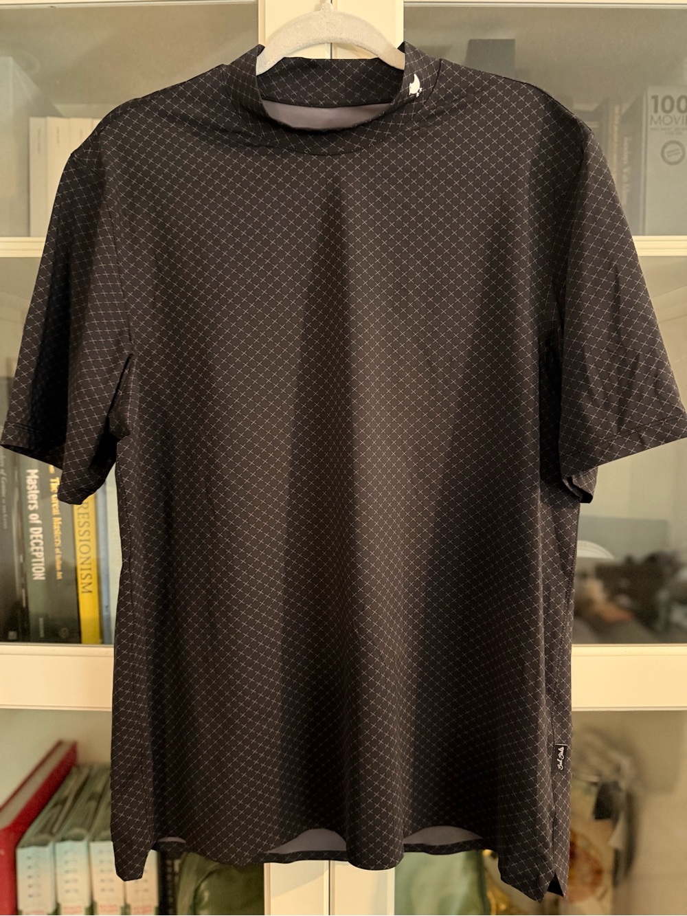 Bad Birdie Bad Elements Mock Neck Short Sleeve polo shirt men’s size medium